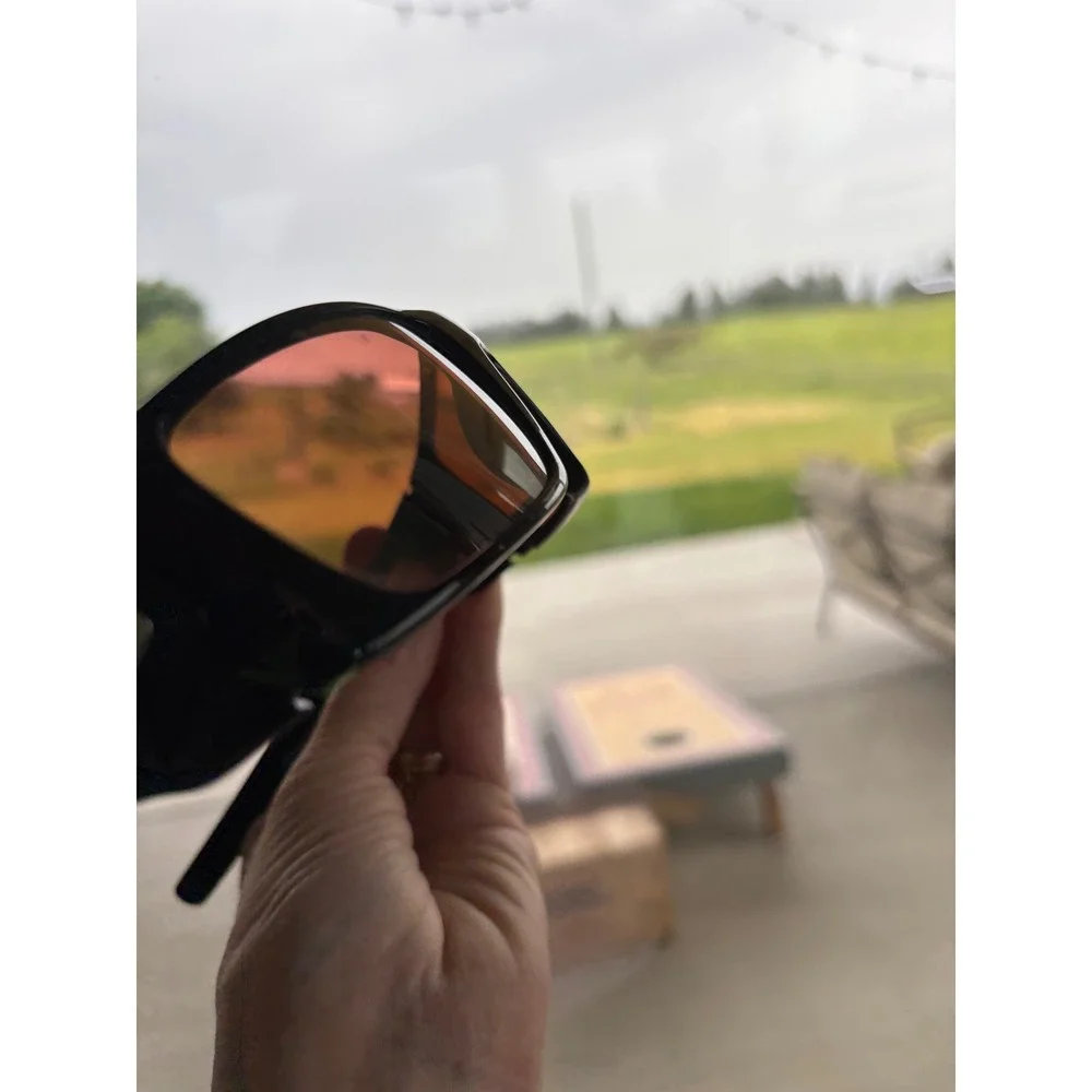 Oakley Sunglasses Polished Black Frame Rose Lens Wrap‎ Sport Mens